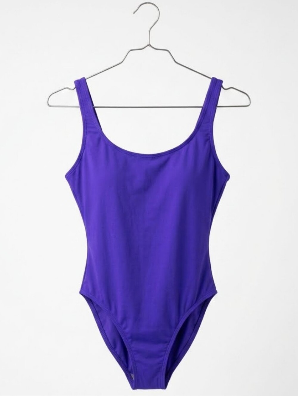 LE COVE Purple One Piece Vintage Swimmer Fits M